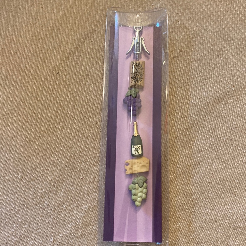 🟢10/$10 - grape themed wine charms